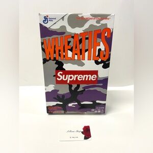 Sealed Limited Edition Supreme x General Mills Wheaties Camo Cereal Box